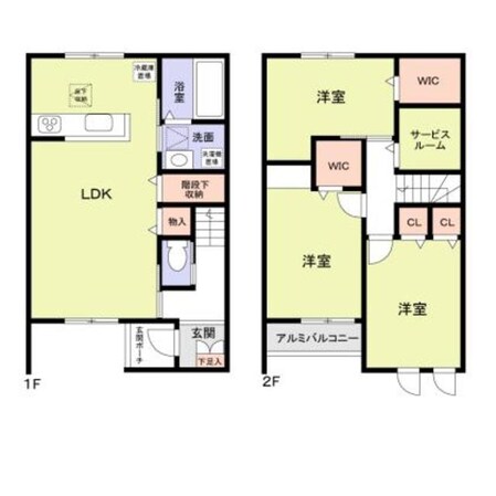 パールグレイスの物件間取画像